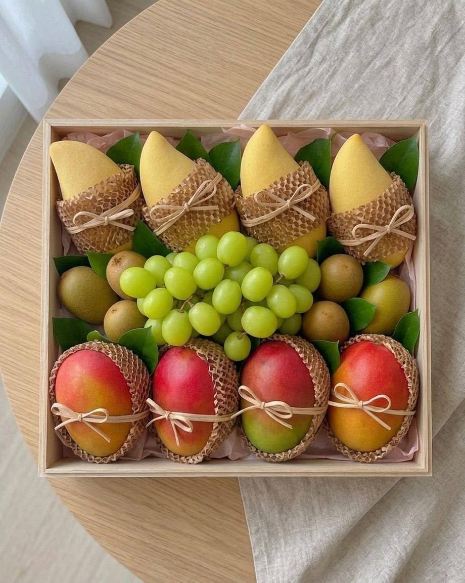 Подарочный деревянный бокс «Тропический Премиум»